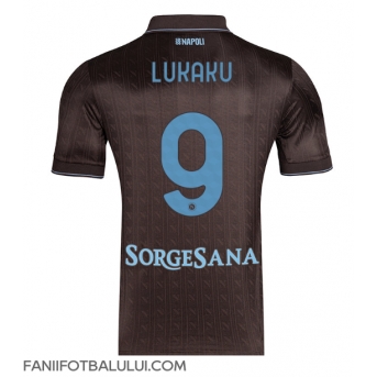 SSC Napoli Romelu Lukaku #9 Tricou Fotbal Replică 2025-26 Barbati Treilea
